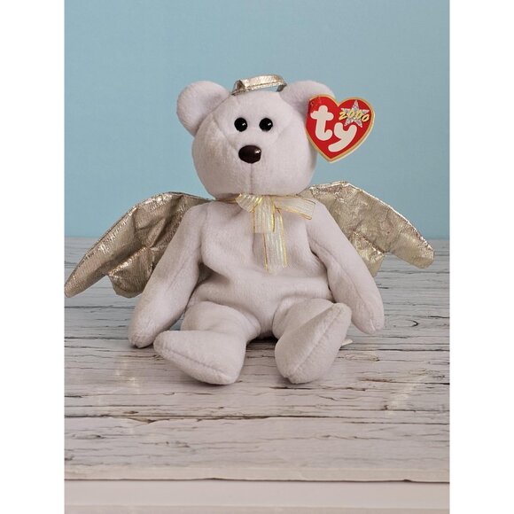 Fortune, Holiday Teddy 2000, Grace, Halo II Vintage Beanie Babies - Picture 9 of 10